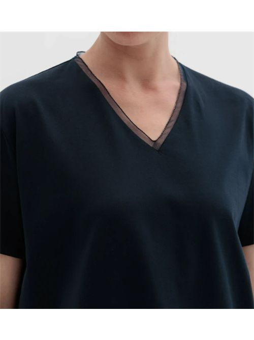 T-SHIRT FABIANA FILIPPI | JED266F1435146 BLU NOTTE